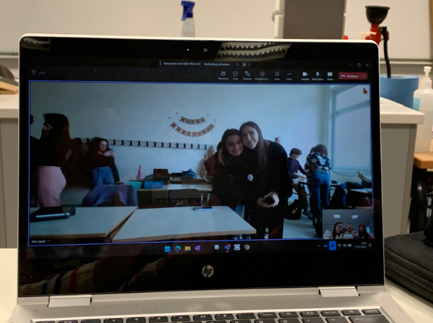 Studentesse in video call