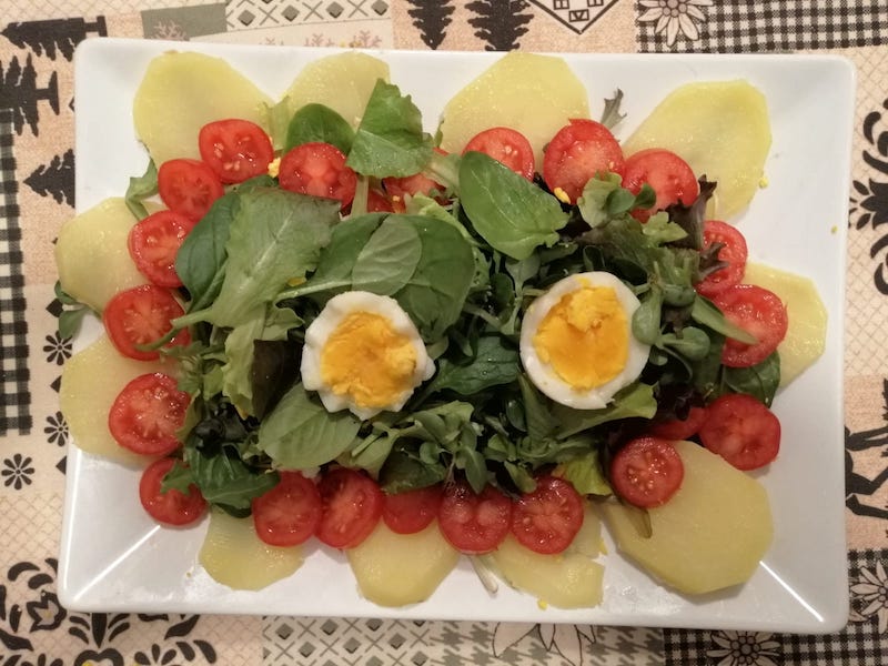 “A healthy salad” realizzata da Giulia Nanni
