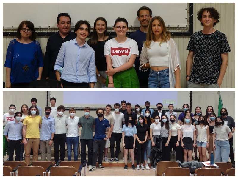 foto delle ragazze e dei ragazzi premiati